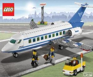 yapboz Lego yolcu uçak